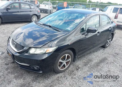 2015 Honda Civic Se z USA, uszkodzony, nr VIN 19XFB2F70FE243781